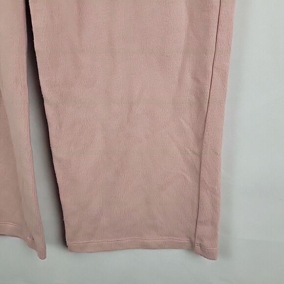 Reformation Cirrus Stretch Knit Pants Womens Size Medium Wide Leg Mid Rise Relax - Picture 5 of 8